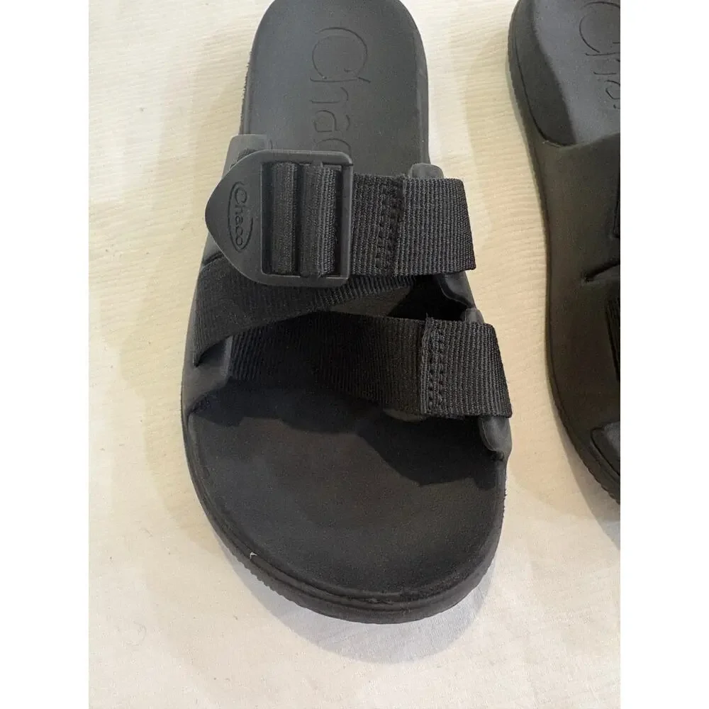 Chaco Chillos Women's Size 6 Shoes Black Slides Flip Flop Comfort Sandals